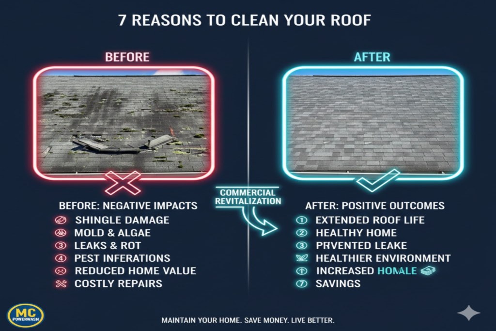 7 Reasons to Clean Your Roof