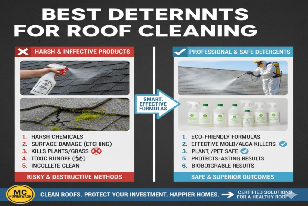 Best Detergents for Roof Cleaning