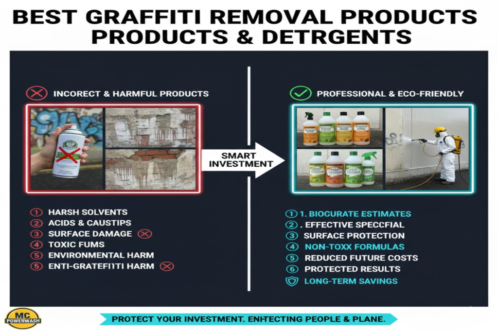 Best Graffiti Removal Products & Detergents