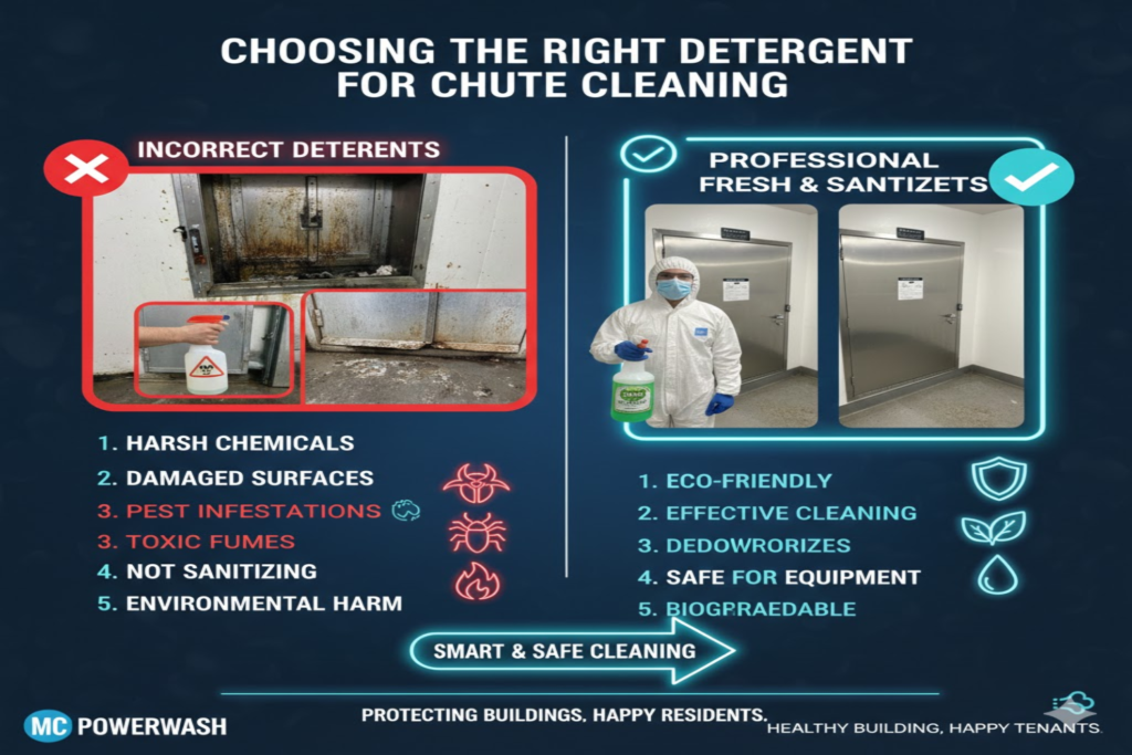 Choosing the Right Detergent for Chute Cleaning