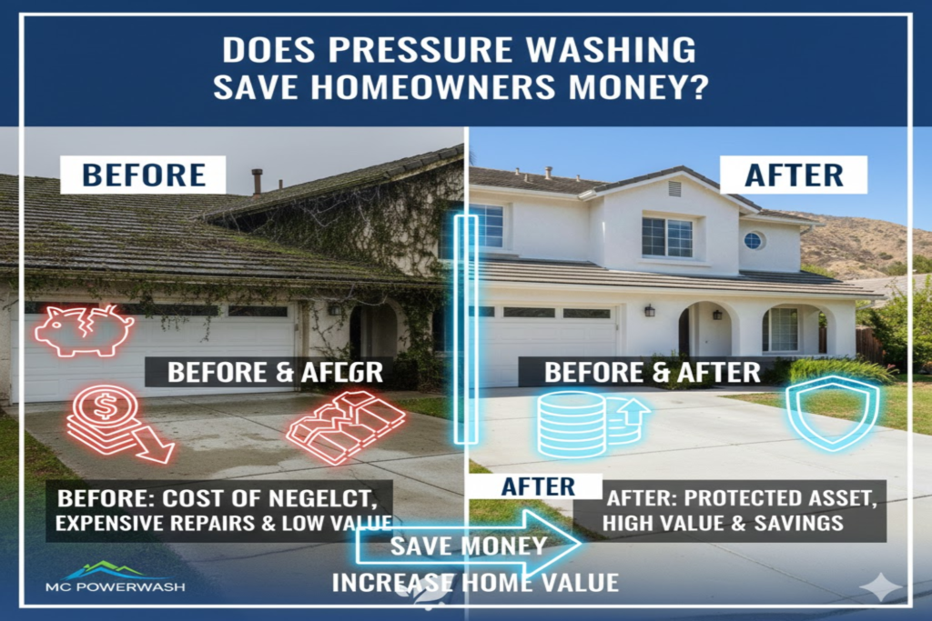 Does Pressure Washing Save Homeowners Money?