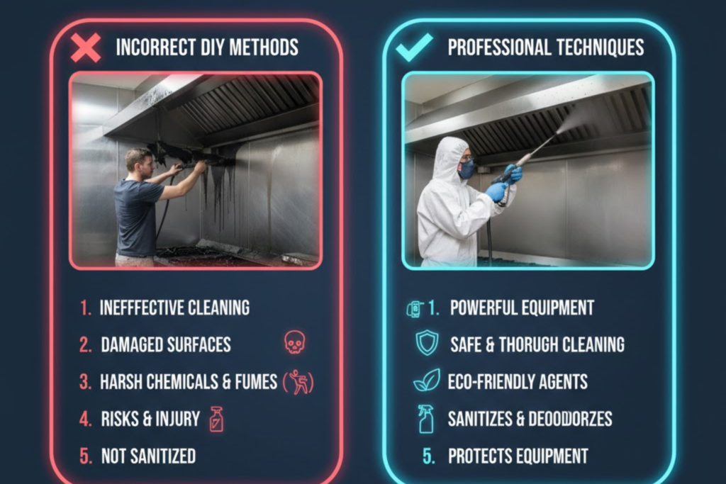 Grease & Residue Removal Techniques
