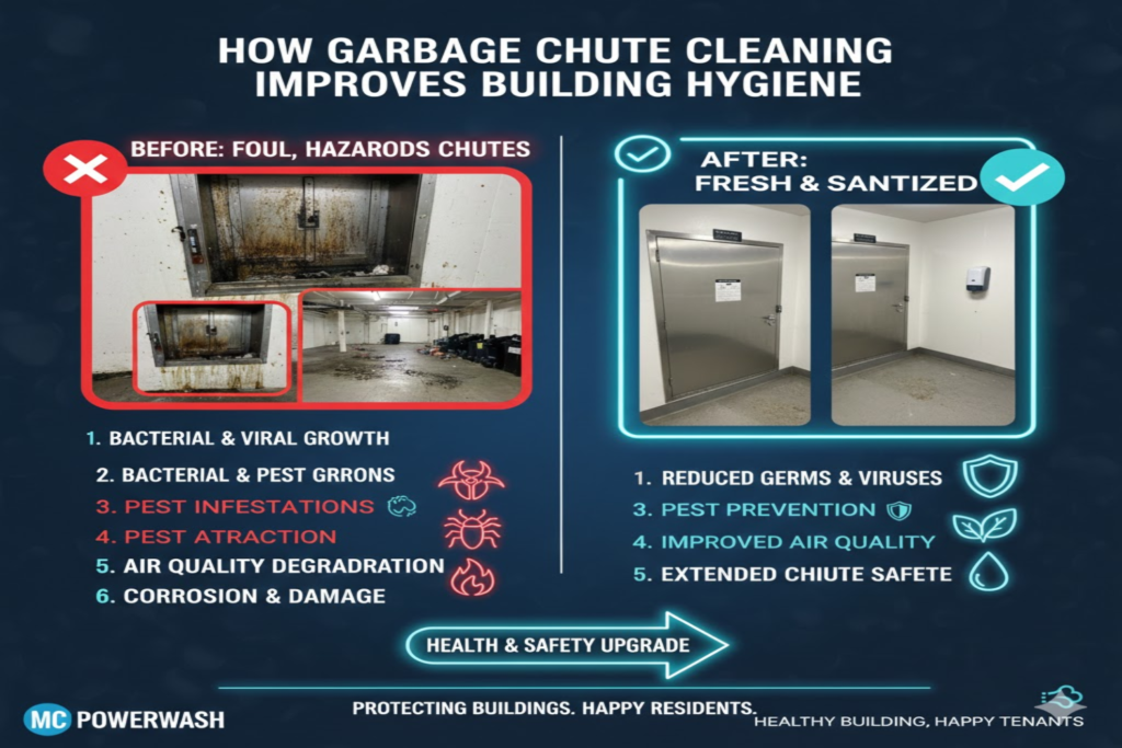 How Garbage Chute Cleaning Improves Building Hygiene