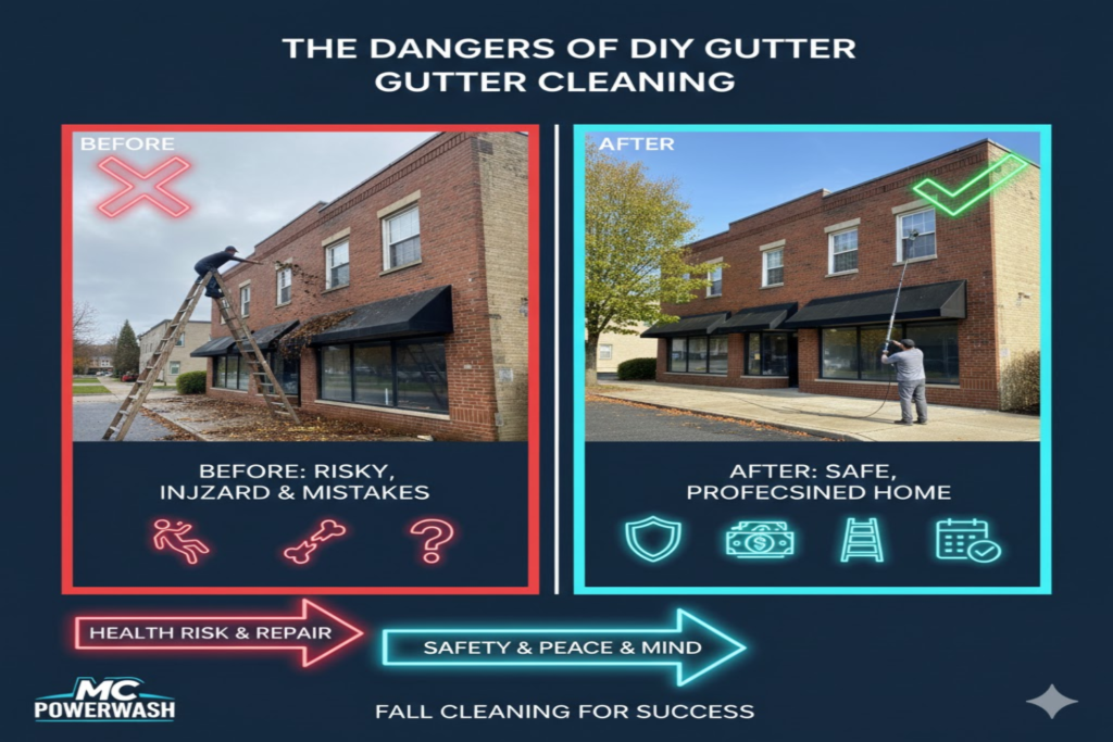 The Dangers of DIY Gutter Cleaning