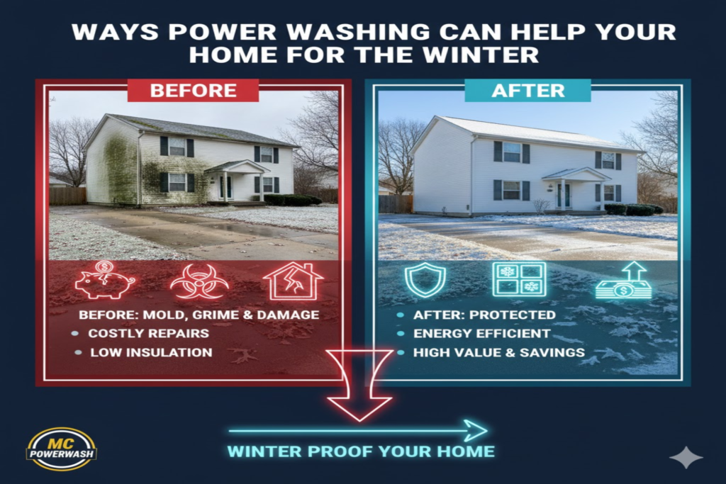 Ways Power Washing Can Help Your Home for the Winter
