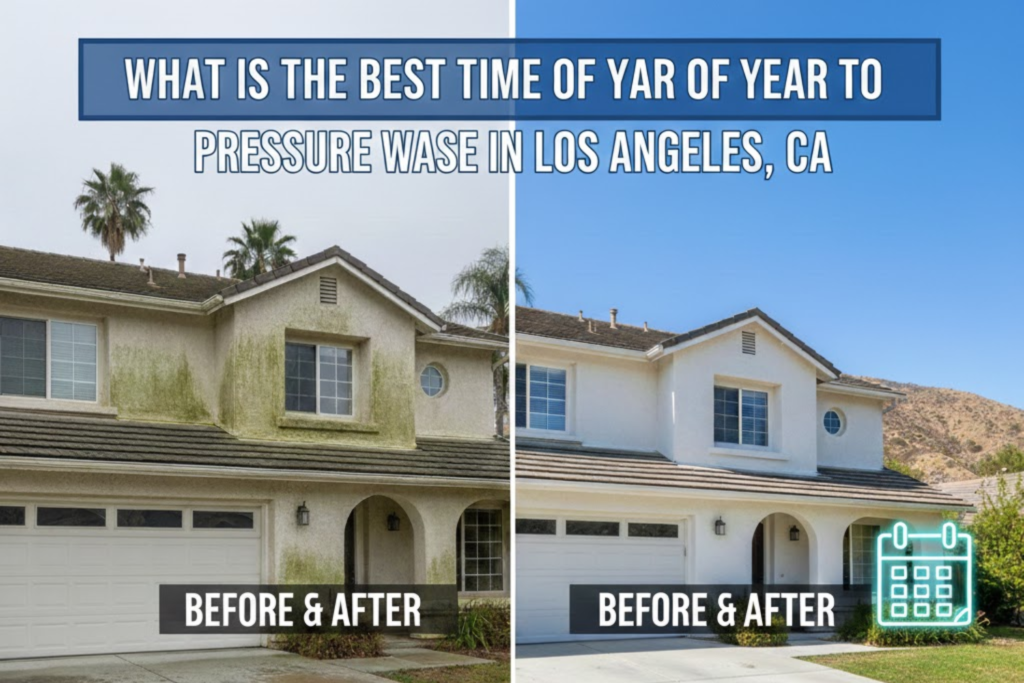 What Is the Best Time of Year to Pressure Wash Your House in Los Angeles?