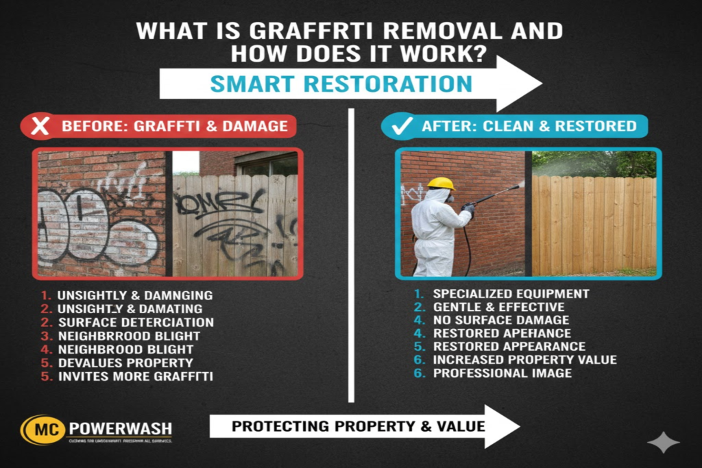 What is Graffiti Removal and How Does It Work?