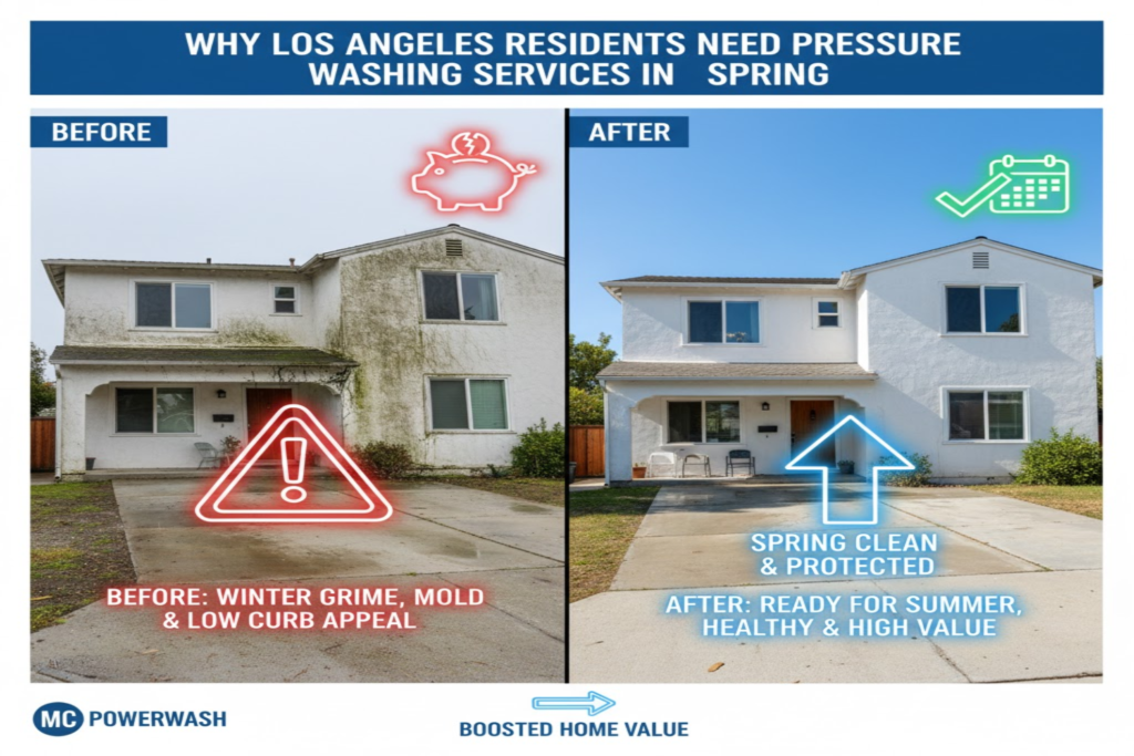 Why Los Angeles Residents Need Pressure Washing Services in the Spring