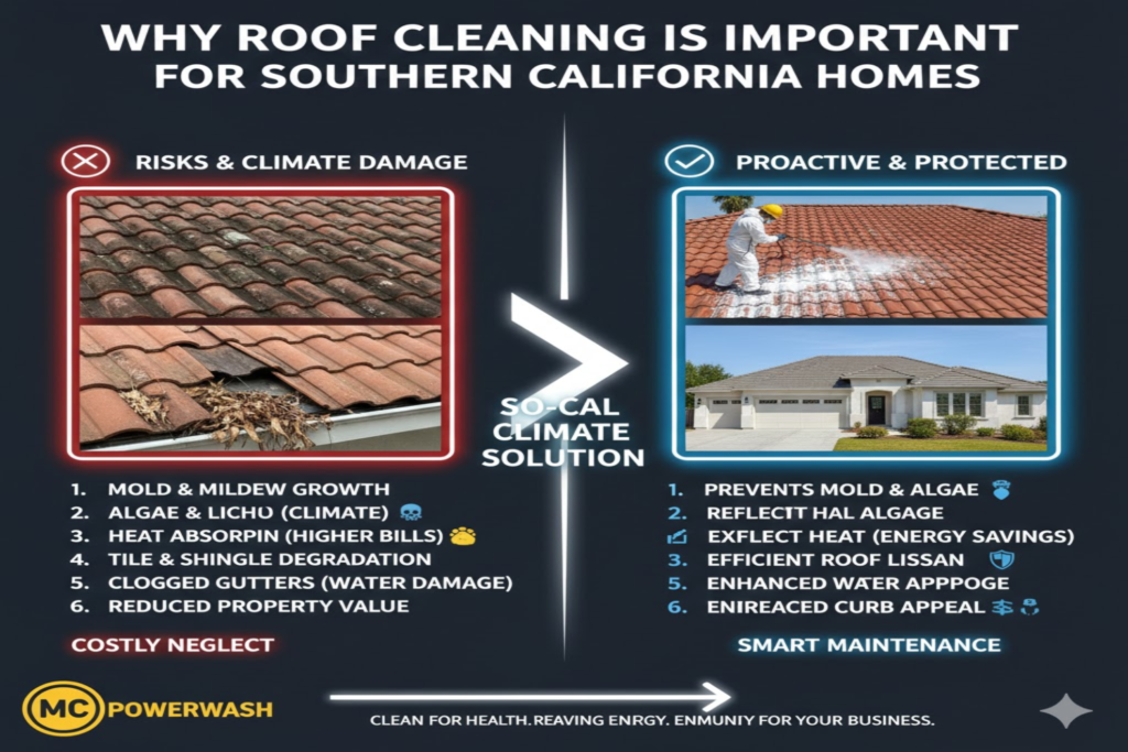 Why Roof Cleaning is Important for Southern California Homes