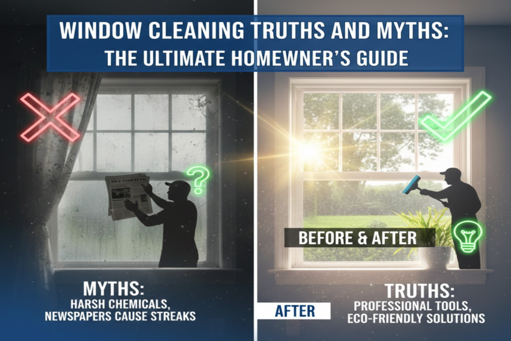 Window Cleaning Truths and Myths: The Ultimate Homeowner’s Guide